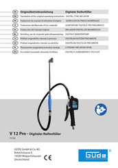 Gude V 12 Pro Traducción Del Manual Original