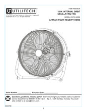 Utilitech SFD3-450BI Manual Del Usuario