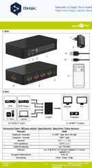 Goobay 58489 Manual Del Usuario