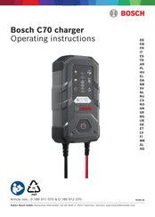 Bosch C70 Instrucciones De Uso