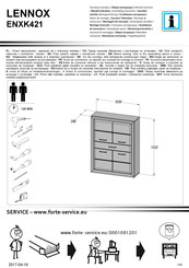 Forte LENNOX ENXK421 Montaje