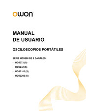 Owon HDS272 Manual De Usuario