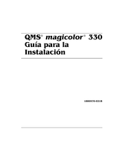 QMS magicolor 330 Guía Para La Instalación