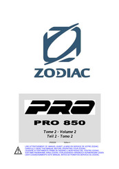 Zodiac PRO 850 Manual Del Usuario