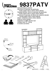 Parisot Meubles FORUM 9837PATV Manual Del Usuario