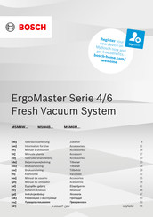 Bosch ErgoMaster Serie Manual De Usuario