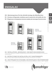 Enofrigo ENOGALAX H1600 Instrucciones De Instalación, Uso Y Mantenimiento