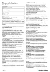 Pepperl+Fuchs NBB15-30GM50-E2-V1-3G-3D Manual De Instrucciones