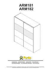 Fores ARM181 Instrucciones De Montaje