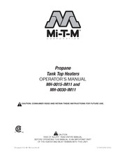 Mi-T-M Corporation MH-0030-IM11 Manual Del Operador