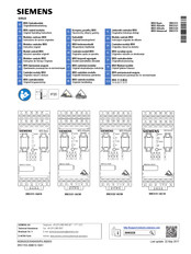 Siemens 3RK3111 Instructivo