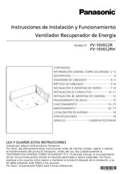 Panasonic FV-10VEC2RH Instrucciones De Instalación Y Funcionamiento