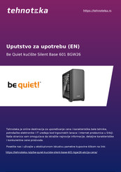 BE QUIET! SILENT BASE 601 Manual Del Usuario