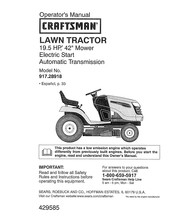 Craftsman 917.28918 Manual Del Operador