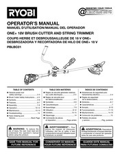 Ryobi PBLBC01 Manual Del Operador