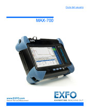 EXFO MaxTester 700 OTDR Serie Manual De Instrucciones