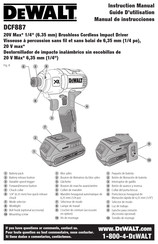 DeWalt DCF887B Manual De Instrucciones