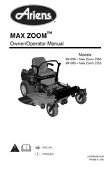 Ariens MAX ZOOM 2560 Manual Del Propietario - Operador