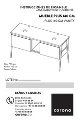 CORONA PLUS 140 Instrucciones De Ensamble