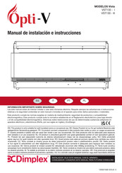 Dimplex Opti-V Vista VST130 - lll Manual De Instalación E Instrucciones