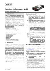 Novus N1020 Manual De Instrucciones