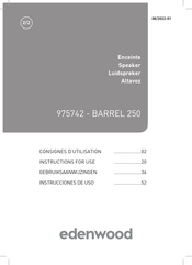 Edenwood BARREL 250 Instrucciones De Uso