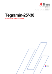 Struers Tegramin-30 Manual De Instrucciones
