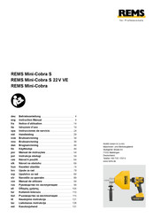 REMS Mini-Cobra S 22 V VE Instrucciones De Servicio