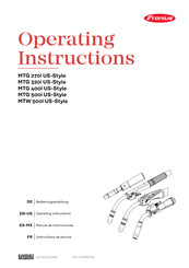 Fronius MTG 270i EUA Manual De Instrucciones