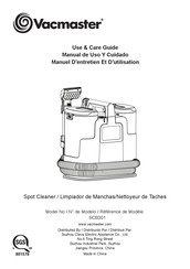 Vacmaster SCB301 Manual De Uso Y Cuidado