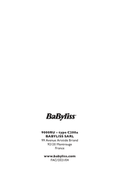 Babyliss 9000 Instrucciones De Uso