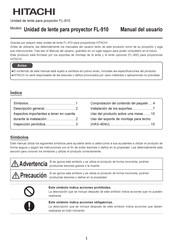 Hitachi FL-910 Manual Del Usuario