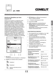 Comelit 1469 Manual Tecnico