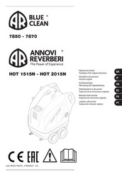 Annovi Reverberi BLUE CLEAN HOT 1515N Traducción De Las Instrucciones Originales