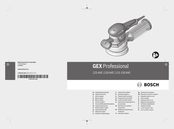 Bosch Professional GEX 125-150 AVE Manual Original