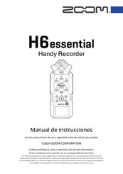 Zoom H6 Manual De Instrucciones