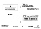 Casio CTK-50 Manual De Operación