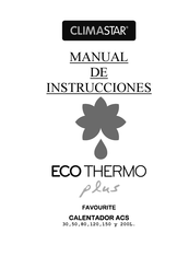 CLIMASTAR ECO THERMO plus ACS Manual De Instrucciones