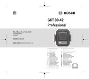 Bosch GCT 30-42 Professional Manual Original