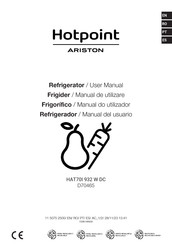 Hotpoint Ariston D70465 Manual Del Usuario