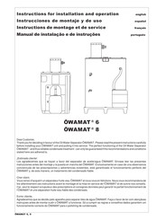 Beko ONOWAMAT 6 Instrucciones De Montaje Y De Uso