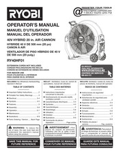 Ryobi RY40HF01 Manual Del Operador