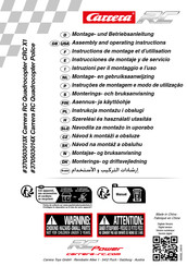 Carrera RC 370503013X Instrucciones De Montaje Y De Servicio