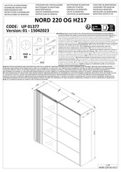 Forma Ideale NORD 220 OG H217 UP 01377 Instrucciones De Montaje