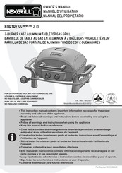 Nexgrill FORTRESS 2.0 820-0072 Manual Del Propietário