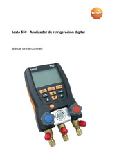 testo 550 Manual De Instrucciones