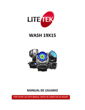 Lite Tek WASH 19X15 Manual De Usuario