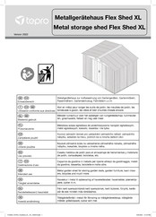 tepro Flex Shed XL Instrucciones De Montaje