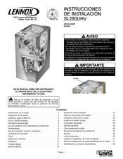 Lennox SL280UH070V36A Instrucciones De Instalación