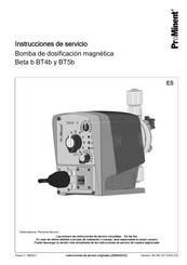 ProMinent Beta b BT5b Instrucciones De Servicio